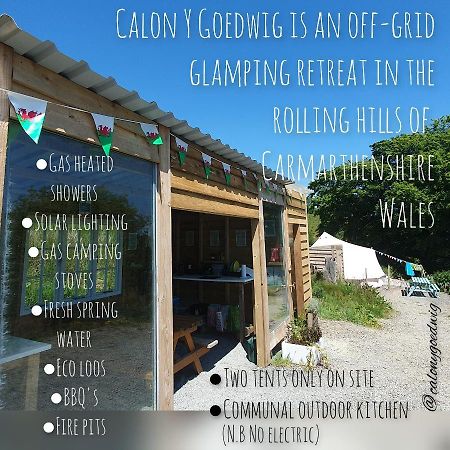 兰达弗里 Calon Y Goedwig Glamping酒店 外观 照片