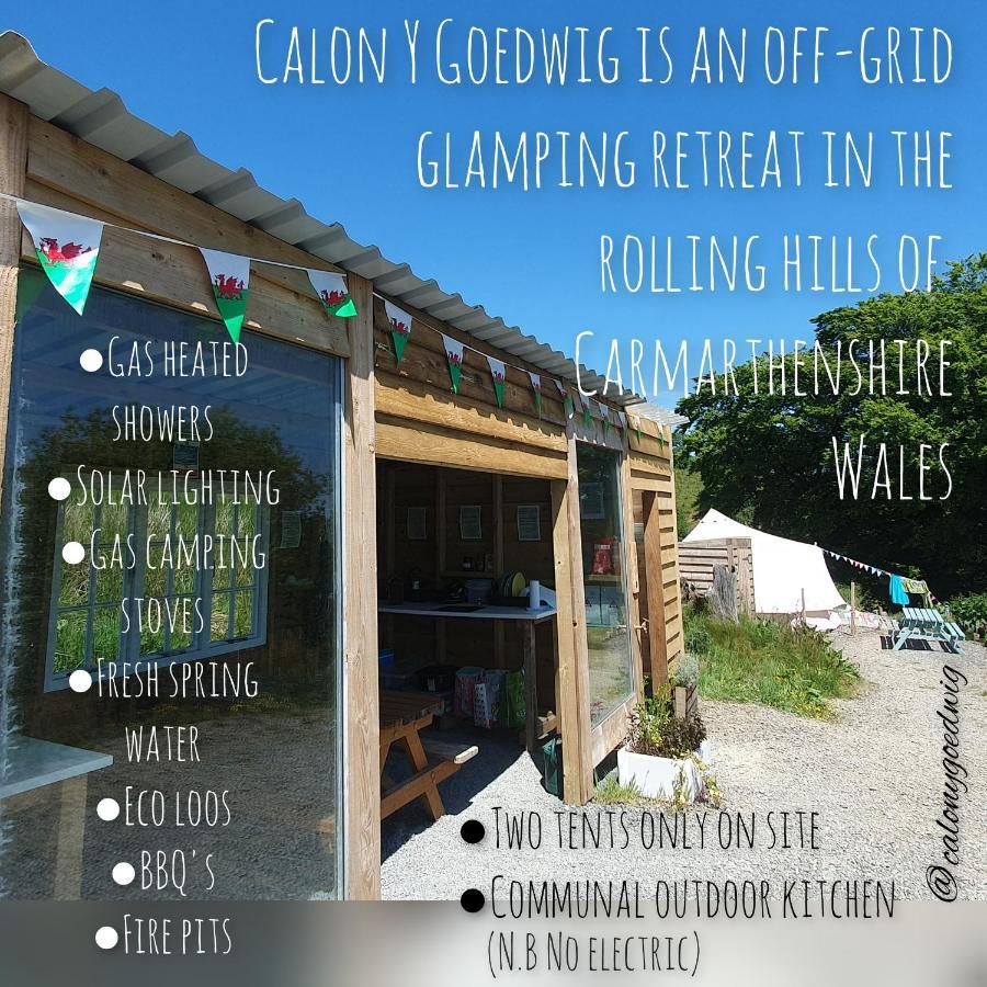 兰达弗里 Calon Y Goedwig Glamping酒店 外观 照片